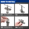 NYXOVA 24pcs Brake Caliper Tool, Heavy Duty Disc Brake Caliper