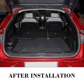 AOSKonology Mustang Mach-E Protector de parachoques trasero, negro, TPU de 0.001 pulgadas, película antiarañazos para accesorios 2021-2023