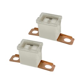 9/16" Bent Male Terminal 120 Amp Fuse Replacement for PAL Auto Link, FLD Fuse Cartridge - Automotive Car Truck Audio RV (120A, 2 Pack)