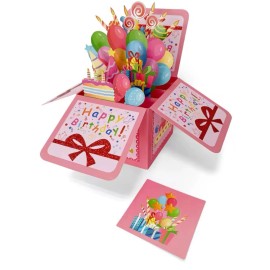 Unbranded 3D Popup Happy Birthday Card