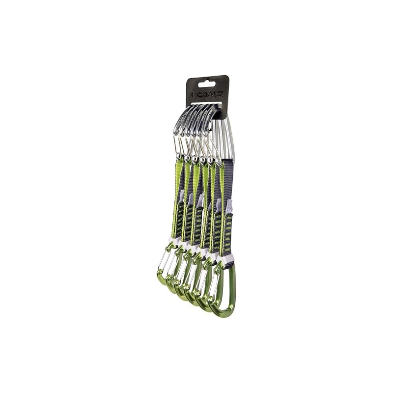 CAMP Orbit Wire Express KS 6 Pack (18 cm), Green/Titanium