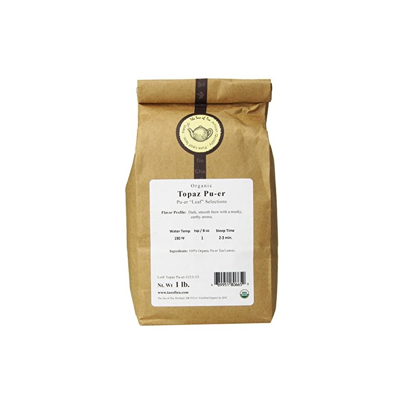 The Tao of Tea Topaz Pu-er, 1-Pounds