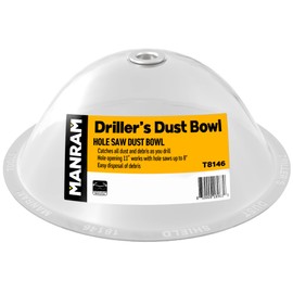 Hole Saw Dust Bowl - Dust Bowl for Hole Saw, for Installing Recessed Lights and Works with All Hole Saws