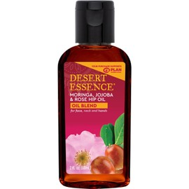 Desert Essence - Aceite de Moringa, Jojoba y Escaramujo para Cara, Cuello y Manos 60ml