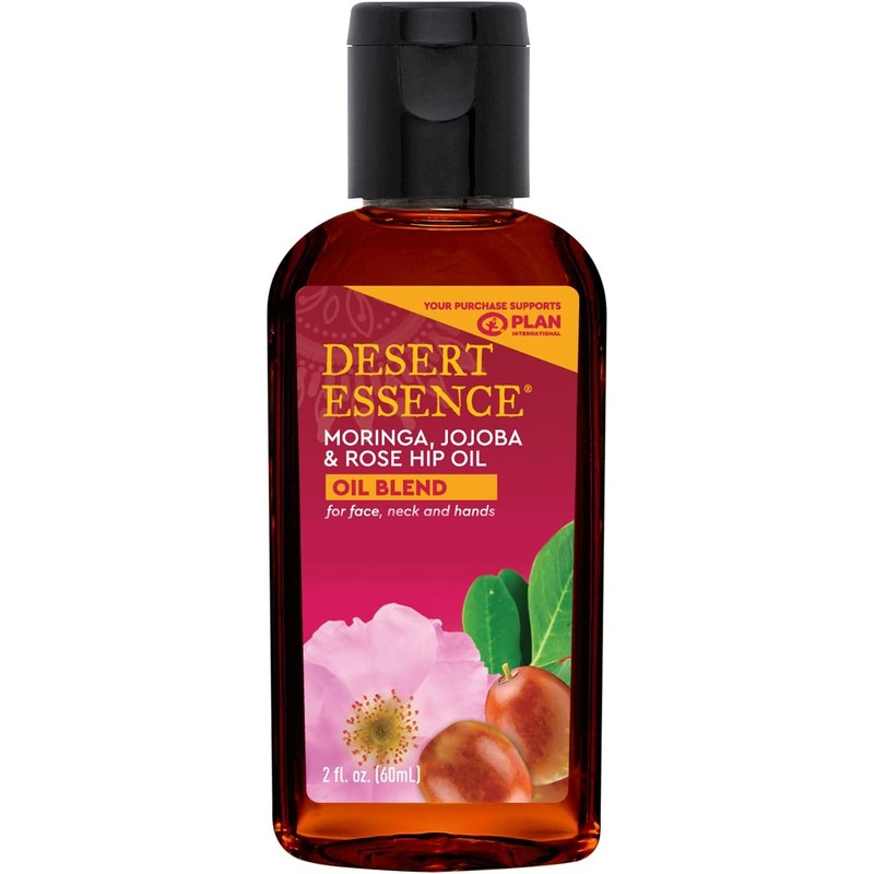 Desert Essence - Aceite de Moringa, Jojoba y Escaramujo para
