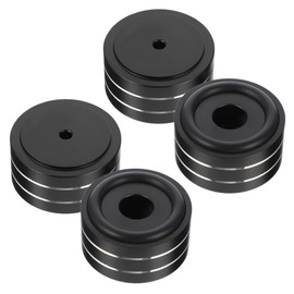 SHINEOFI 4Pcs Speaker Isolation Pads Soundproof Mat for Turntable Stand Durable Cushion Feet for Audio Equipment Enhanced Vibration Dampening and Noise