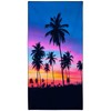 YISUMEI Sunset Coconut Tree Beach Towels for Adults Extra Large