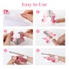 BQAN 100PCS Nail Forms for Builder Gel, Self Adhesive Nail