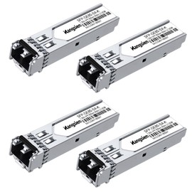 1.25G 850nm Multimode SFP LC Transceiver Fiber Module,1000Base-SX Gigabit Fiber Transceiver for Cisco GLC-SX-MMD/SX-MM/SFP-GE-S,Fortinet,Ubiquiti UniFi, Mikrotik, Fortinet, TP-Link, Netgear (4Pack)
