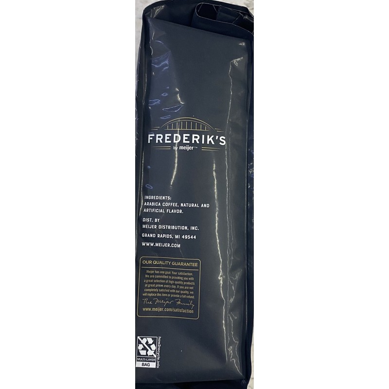 FREDERIK'S BUTTERSCOTCH TOFFEE Ground Coffee Light Roast 12 Oz Bag