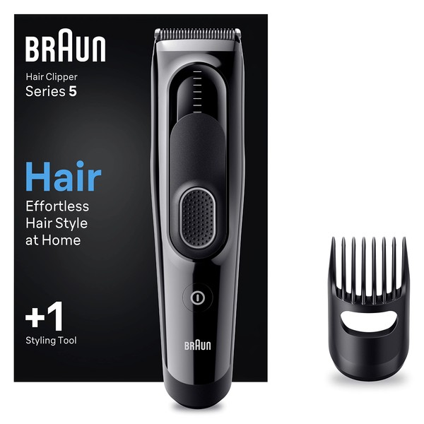 Braun Hair Clipper Series 5, Featuring Lifetime-Sharp Blades, 9 Length