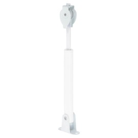 uxcell Universal Spring Loaded Cord Tensioner, Metal String Tension Rod Pulleys, Curtain Locking Cord Tension Pole Adjustable for Cord Loops and Draperies Vertical Blinds