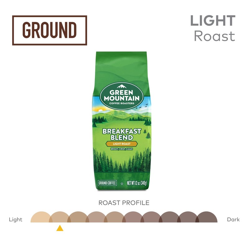 Green Mountain Coffee Breakfast Blend - Ground (12 ounces)
