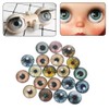 caralin 20Pcs Glass for Doll Eyes Animal Crafts Eyeballs for