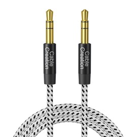 CableCreation 3.5mm Cable(6FT/1.8M) 3.5mm Audio Cable Male to Male, 1/8 Auxiliary Stereo Aux Cord Compatible with Headphones,Car,Speaker,iPods, iPads,Echo,Soundbox,Hi-Fi System