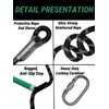 Boat Rope Ladder, Heavy Duty Climbing Rope 450Lbs Strength, 14mm