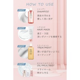 Nalow Hair Mask, Hair Treatment, Salon Exclusive Product, Rinse Treatment x Deep Moist Type x 7.1 oz (200 g)