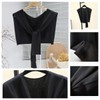 WaJuemy Sweater Shawl Wraps for Women Sweater Knitted Knotted Shawls