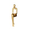 3-Pcs Thinker Statues Resin Sculptures, Modern Abstract Home Decor Ornaments,