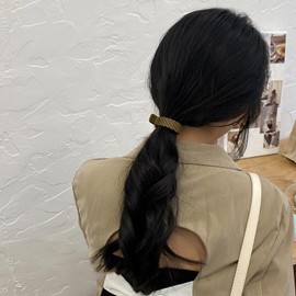 Boxkat 4 Pcs Matte Diagonal Stripe Ponytail Buckle Hair Clip High Ponytail Claw Clip Nonslip Shark Clips Hair Styling Accessories for Women Girls