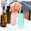Housoutil 4pcs Portable Lotion Containers Travel Bottle for Skin Care