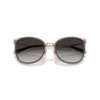 Coach HC7170 Sunglasses, ROSE GOLD / DARK GREY, 56