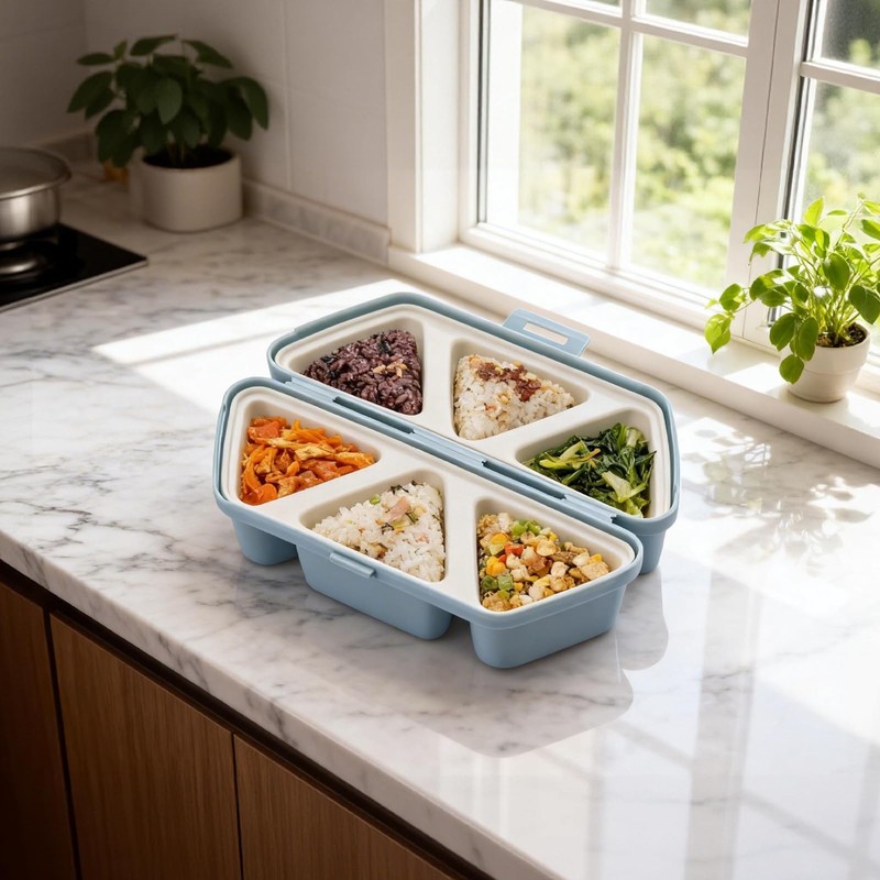 GLECTG 6 in 1 Onigiri Mold, Triangle Sushi Mold for