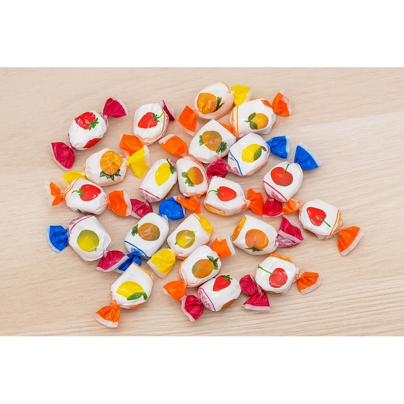 Sweetsome Bulk Assorted Fruit-Filled Hard Candy – Individually Wrapped, Mixed