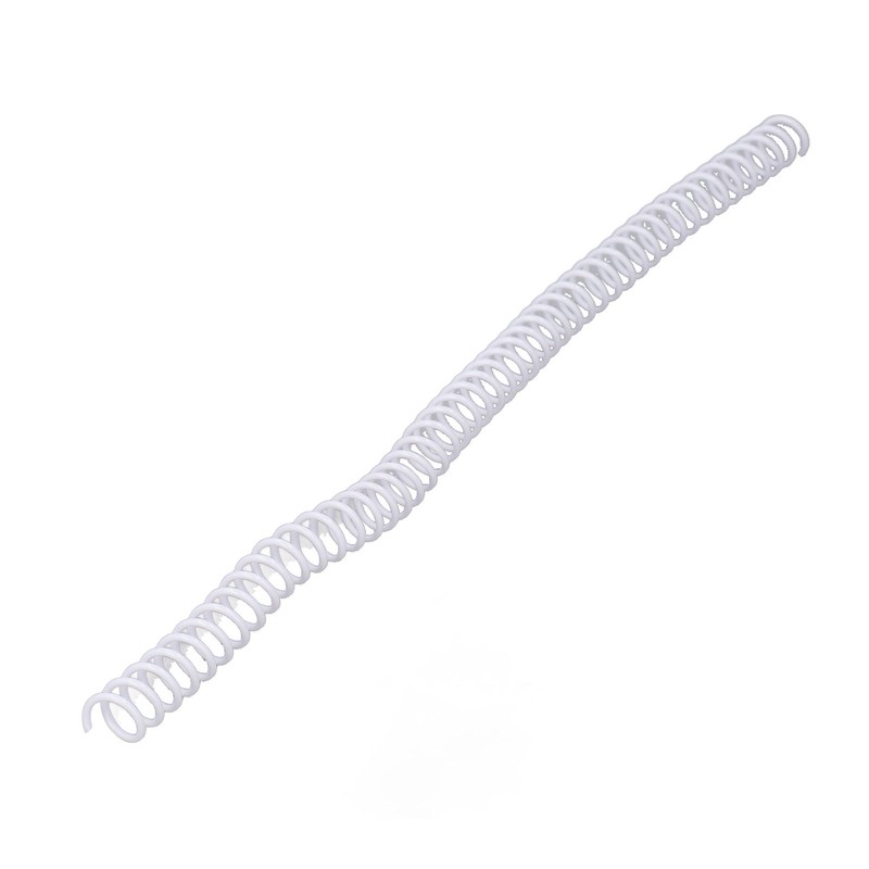 100Pcs Spiral Binding Coils Plastic Dia 9.5mm 3/8in 48 Teeth