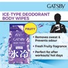 Mandom Gatsby Ice Body Paper Ice Fruity 30 Sheets