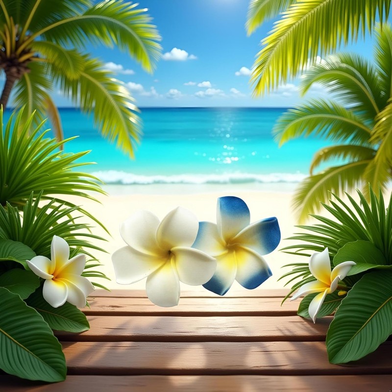 Hawaiianische Frangipani-Plumeria-Schaumkopf-Blume, Party, Strand, Haarschmuck, 2 Stück (weiß + violett)