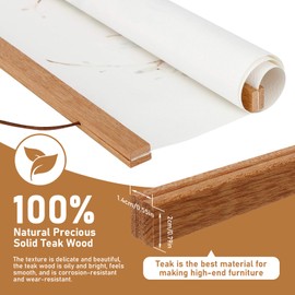 ZOLGINAH Pack of 3 Poster Strips, A4 Wooden Picture Frame, 21 cm, Magnetic Picture Rail, Poster Hanger, Poster Roll for Hanging Posters, Photos