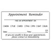 Appointment Reminder Business Cards (3.5x2) - Pack of 100