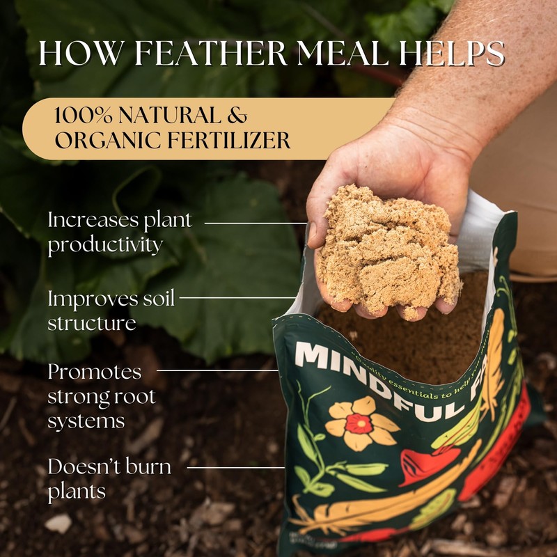 Feather Meal Organic Nitrogen Fertilizer