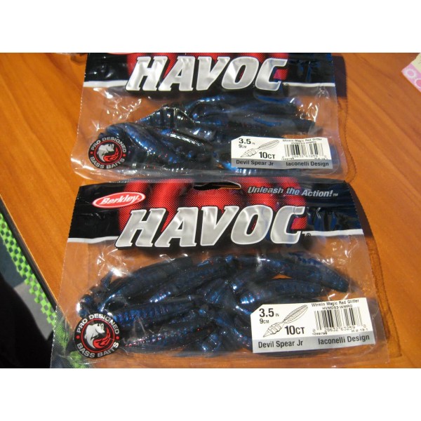 Berkley Havoc Soft Plastic Baits 2 Pks Havoc 3.5" Devil