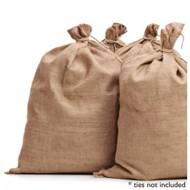 Sandbaggy (50) 22x36 Burlap Bags Wholesale Bulk - Sacks Potato Race Sandbags Home Depot