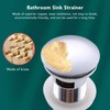 Pop Up Drain Stopper Press Bounce Deodorization Bathroom Sink Drain
