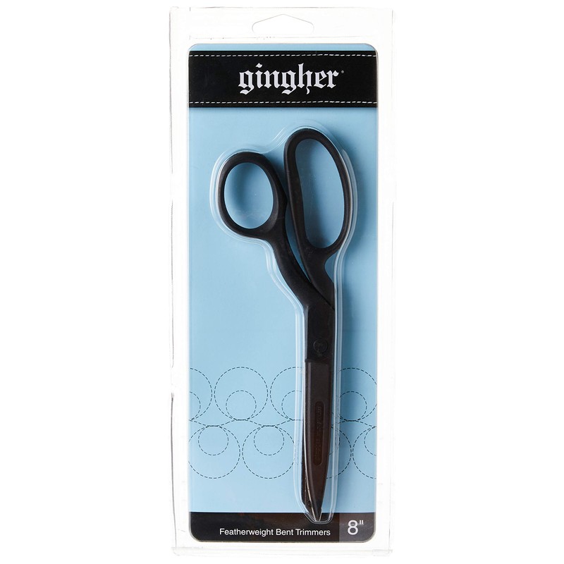 Gingher 8 Inch Featherweight Bent Handle Scissors