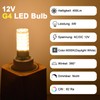 TRIJZHOU G4 12V LED Light Bulbs, 4W (40w 30w Halogen