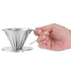 Stainless Steel Pour Over Coffee Dripper Cone Filter Cup Stand