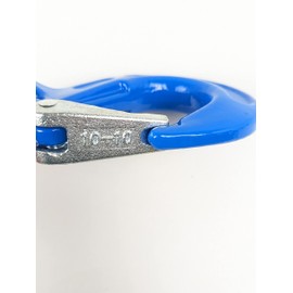 AutoHauler Supply 3/8 inch Grade 100 Clevis Sling Hook with Latch Rigging Lifting Heavy Duty - Pin Included - Overhead Lifting and Rigging (1)