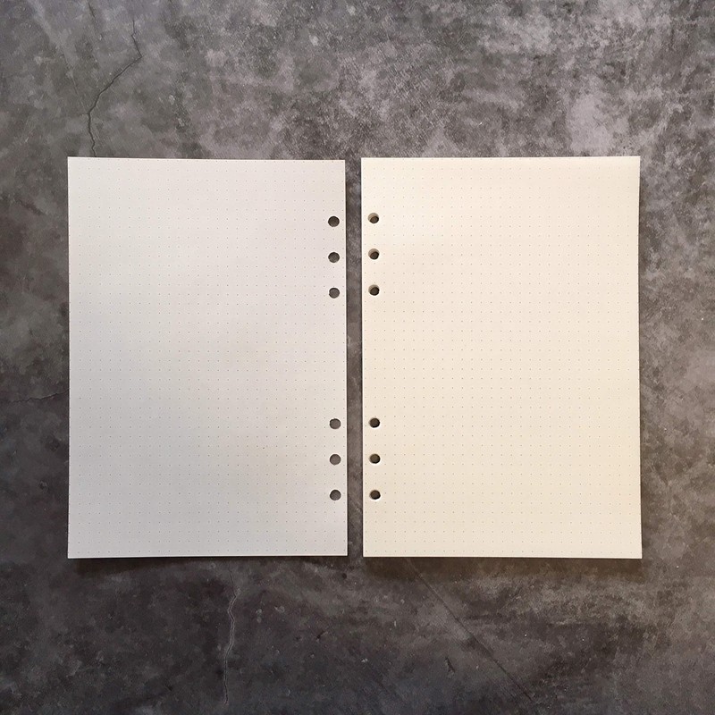 Refill Paper/Loose Sheets for 8.5 Inch A5 6-Hole Cover Round