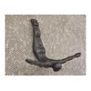 Ablerhome Decoration Diving Man Coat Hook Cast Iron Metal Figure