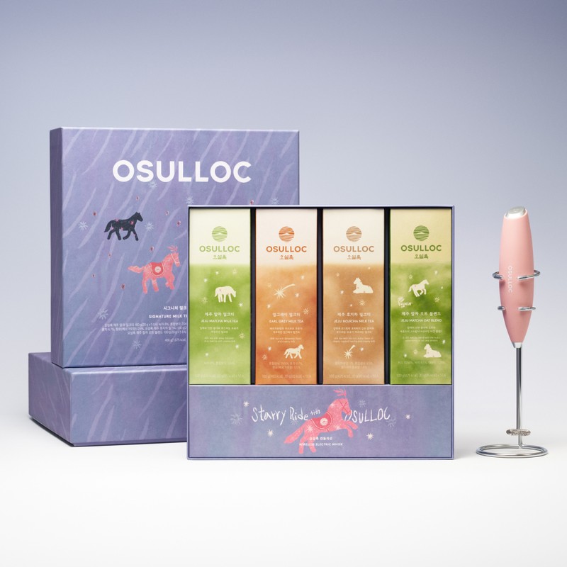Osulloc [오설록][홀리데이] 시그니처 밀크티 컬렉션 4종 (원산지:상세설명참조) [Osulloc][Holiday] Signature Milk