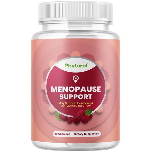 Natural Menopause Supplements for Women Health - Natural Hormone Balance for Women Plus Adrenal Support Menopause Relief and Thyroid Support with Dong Quai Root and Black Cohosh for Menopause