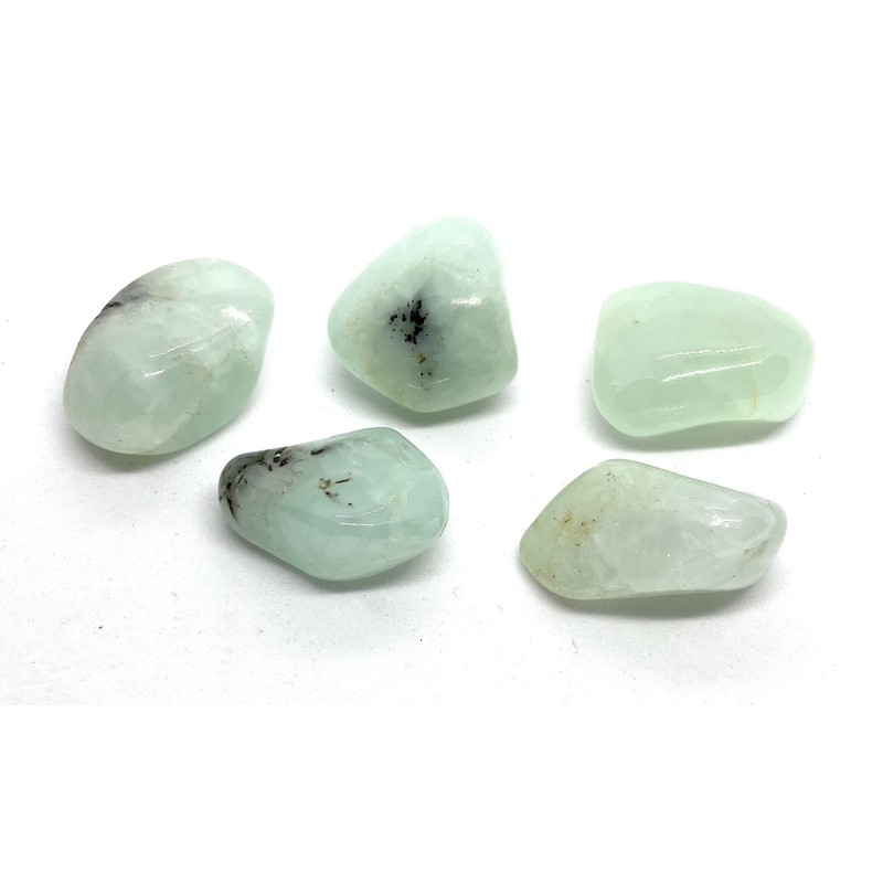 Prehnite Medium Crystal Tumbled Stone - 1 Pc