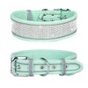 Yiwong Rhinestone Dog Collars for Medium and Large Dogs, Adjustable