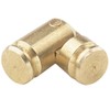 Solid Brass Small-Box Cylinder Hinges (10 per pack)