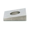 Beveled Square Washers in 304 Stainless Steels - 1/4" -