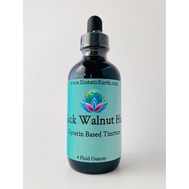 Black Walnut Hull Tincture - Alcohol Free - 1 Oz Bottle